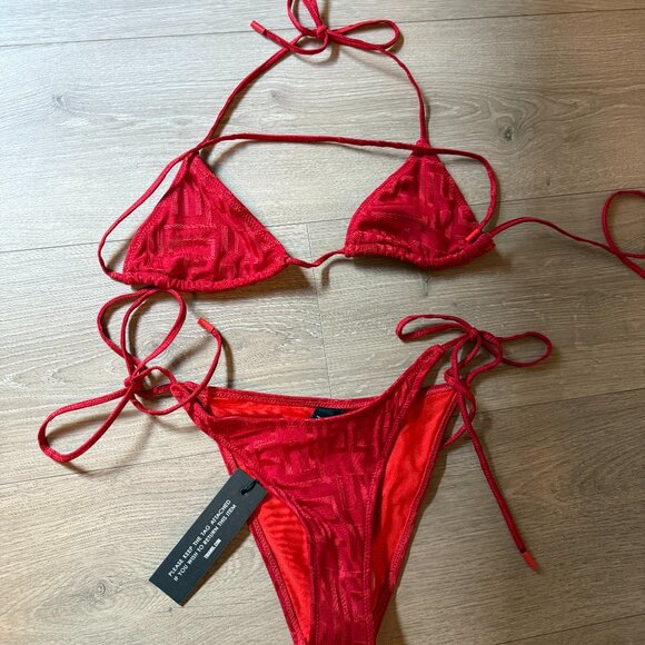 Red Triangl Bikini Set - Picture 1 of 1